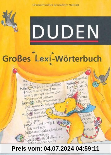 Großes Lexi-Wörterbuch: 1.-4. Schuljahr - Wörterbuch: Festeinband